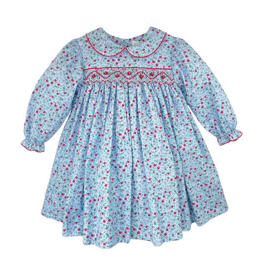 Petit Ami & Zubels - Woodland Floral Smocked Dress